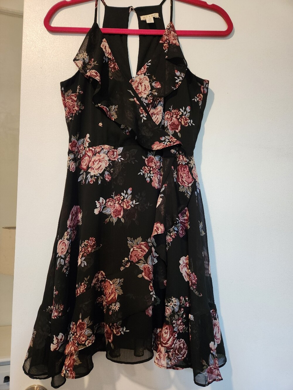 Cute Flowy Floral Chiffon Dress